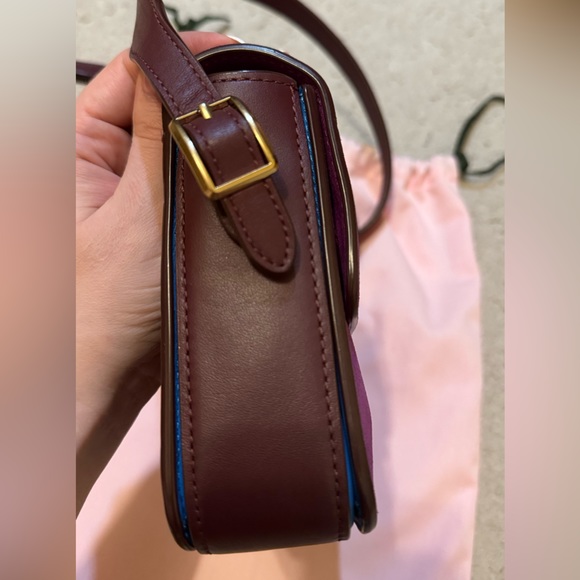 Kate Spade New York Women's Mystery Suede Small Shoulder Bag- Berry Blitz Multi - Picture 13 of 15